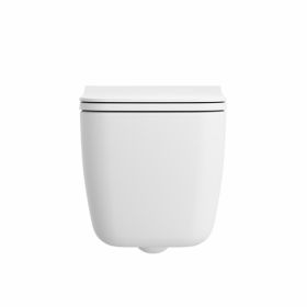 Crosswater Libra Wall Hung Toilet & Seat Matt White