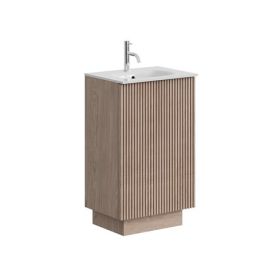 Crosswater Limit 500mm Floorstanding Door Unit Modern Oak
