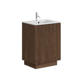 Crosswater Limit 600mm Floorstanding Door Unit Royal Walnut