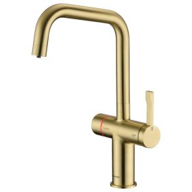 Clearwater Magus 4in1 U Kitchen mixer Tap inc Chiller Brushed Brass