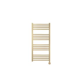 Crosswater MPRO 430 x 900 All Electric Right Hand Towel Warmer-Brushed Brass