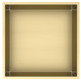 Bath Style Niche Non Lit 300 x 300mm Brushed Brass