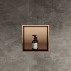 Bath Style Niche Non Lit 300 x 300mm Brushed Bronze