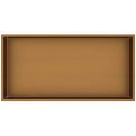 Bath Style Niche Non Lit 600 x 300mm Brushed Bronze