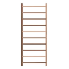 Zen 304 Stainless Steel Heated Towel Rail 1200 x 500mm Brushed Bronze