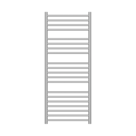 Nova 304 Stainless Steel Heated Towel Rail 1200 x 500mm Polished Stainless Steel