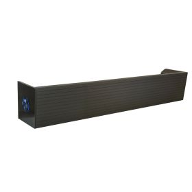 Just Taps NOA Electric Towel Radiator Brushed Black