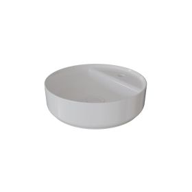 Saneux OXFORD 42cm Countertop Basin 1 Tap Hole - Gloss White