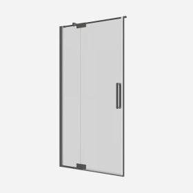 Crosswater Optix 10 Inline Pivot Shower Door with Side Panel Slate