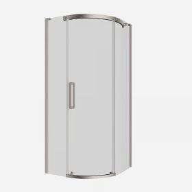 Crosswater Optix 10 Quadrant 900mm x 900mm Right Hand Brushed Nickel