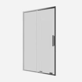 Crosswater Optix 10 Sliding Shower Door with Side Panel Chrome