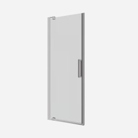 Crosswater Optix 10 Pivot Shower Door with Side Panel Chrome