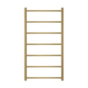 JIS Pevensey Towel Rail 975 x 520mm Brushed Brass