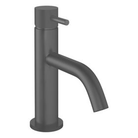 Crosswater MPRO Monobloc Basin Mixer Knurled Handle Slate 