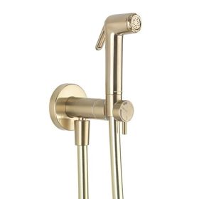Crosswater MPRO Integrated Douche Valve, Handset & Holder Brushed Brass