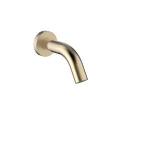 Crosswater MPRO Sensor Basin Wall Mounted Spout Brushed Brass 140 Spout