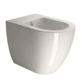 GSI Pura 55 Back To Wall Bidet 1 Tap Hole 55x36 White
