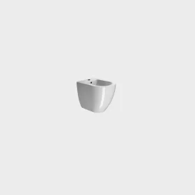 GSI Pura 50 Back To Wall Bidet 1 Tap Hole 50x36 White