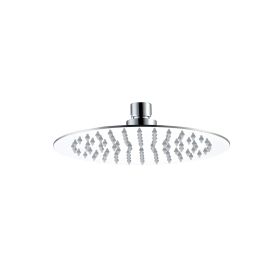 Just Taps Glide Ultra-Thin Round Fixed Shower Head 250mm-Chrome