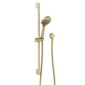 Crosswater Shower Set with Outlet Elbow Brushed Brass