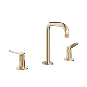 Crosswater The Calix Basin 3H Deck Mounted Set Brushed Brass