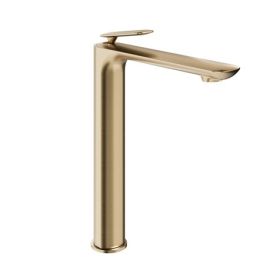 Crosswater The Huck Tall Basin Mono Tap No Waste Brushed Brass