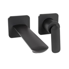 Crosswater The Huck Basin 2H Wall Mounted Trim Set Matt Black