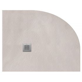Tissino Giorgio2 Quadrant Offset Shower Tray Soft Taupe