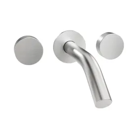 Crosswater The Ixora Basin 3H Wall Mounted Trim Set 316 Stainless Steel
