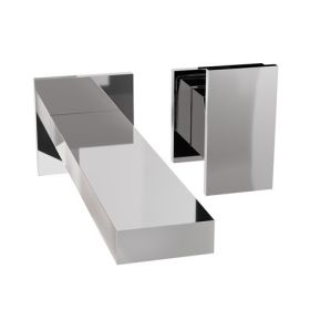 Crosswater The Myron Basin 2H Wall Mounted Trim Set Chrome