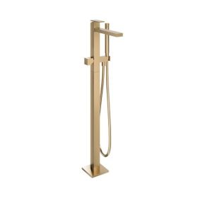 Crosswater The Myron Bath Shower Mixer Floor Standing Trim Brushed Brass