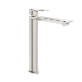 Crosswater The Varda Basin Tall Mono No Waste Brushed Metallic
