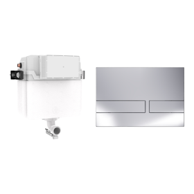 Britton Venue Cistern Set 1 Chrome