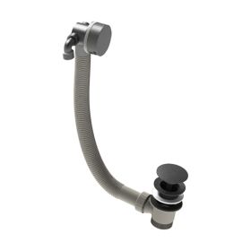 Abacus Bath Filler & Click Waste EZ Clean - Matt Anthracite
