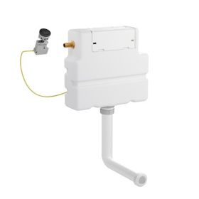 Crosswater Flush Button Cistern Set 1 Matt Black