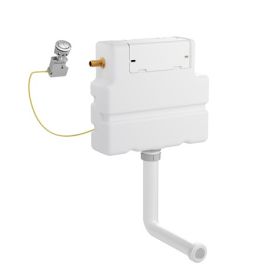 Crosswater Slim Line Furniture Cistern Dual Flush Chrome 