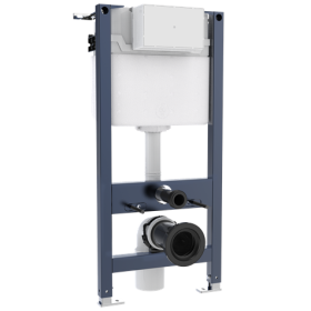 Crosswater WC Support Frame 0.98M Height (with dual flush concealed cistern & installation kit)