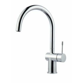 Clearwater Zodiac C Spout Kitchen mixer Tap Chrome