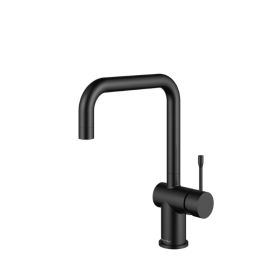 Clearwater Zodiac D Spout Kitchen mixer Tap Matt Black