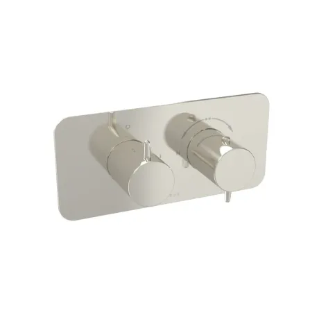 Saneux EDEN 1 way handles & plate finish kit in landscape (for ED019L.BN) - Brushed Nickel (PVD)