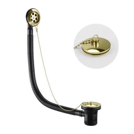 Just Taps Grosvenor Cross Antique Brass Edition Bath Waste