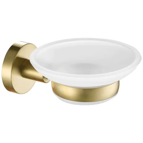 Just Taps VOS Soap Dish-Brushed Brass