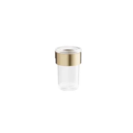 Crosswater Velo Round Tumbler Holder-Brushed Brass