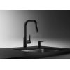 KWC Luna-E single lever Kitchen mixer tap with pull out spray Matt Black