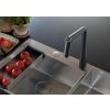 KWC Kio-E Electronic Kitchen mixer tap with Pull out Spray Matt Black