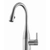 KWC Mini Eve Kitchen mixer tap with Pull out Spray with out light Stainless Steel