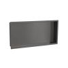 Just Taps VOS 600x300mm Shower Niche Brushed Black