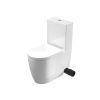 Saneux UNI close coupled right hand soil exit WC pan - rimless