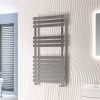 Eastbrook Biava Flat Multirail 1190 x 500 Polished Stainless Steel Designer Radiator