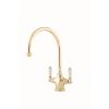 Perrin & Rowe Phoenician mono Kitchen mixer Tap Gold
